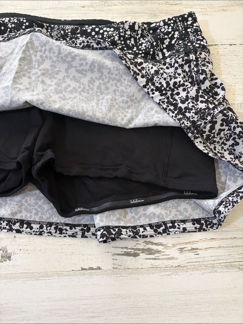 lululemon Pace Rival Skirt In Chirakasu Alpine Size 10 - Picture 11 of 12